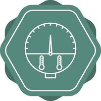 Temperature Indicator Line Icon vector