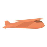 Radio control airplane icon cartoon vector. Remote toy vector