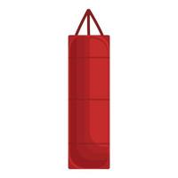 Boxing bag icon cartoon vector. Sport award vector