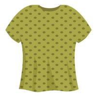 Dotted woman tshirt icon cartoon vector. Sport design vector