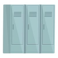 Bunker locker icon cartoon vector. Bomb shelter vector