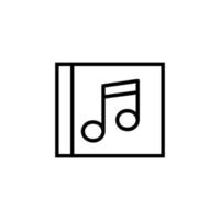 icono de vector de reproductor de música