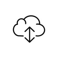 Cloud Computing Vector Icon