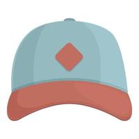 vector de dibujos animados de icono de gorra de hombre. uniforme deportivo