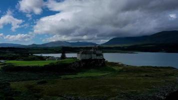Duart Castle, scenery of Mull island video