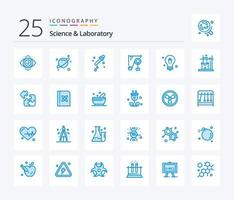 Science 25 Blue Color icon pack including science. science. science. idea. science machine vector