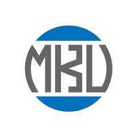 MKV letter logo design on white background. MKV creative initials circle logo concept. MKV letter design. vector