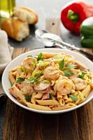 Cajun shrimp and sausage pasta photo