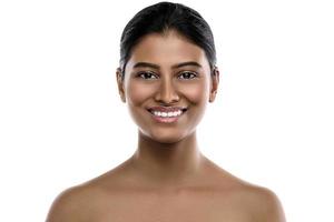 Young Indian woman with a beautiful smile photo