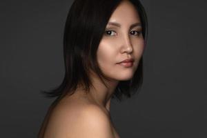 Portrait of young and beautiful asian woman photo