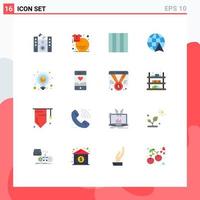 16 Creative Icons Modern Signs and Symbols of analysis ideas grid solution travel Editable Pack of Creative Vector Design Elements