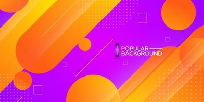 Modern abstract orange, purple gradient illustration geometric background with simple rectangle pattern. cool and bright design.Eps10 vector