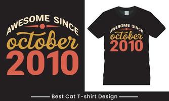 Cats Vector, Cat T-shirt Design Free Vector
