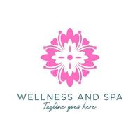 Logo vector logo for beauty Spa and relaxation, Vector female fashion logo template