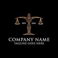 Luxury legal consultant logo vector, best law firm logo design vector