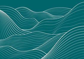 Abstract texture Background template of water, sea, aqua, ocean, river, or mountain. doodle Seamless wavy line curve linear wave free form repeat Pattern stripe Ripple. flat vector illustration design