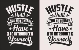 vector de diseño de camiseta motivacional de tipografía para imprimir bajo demanda