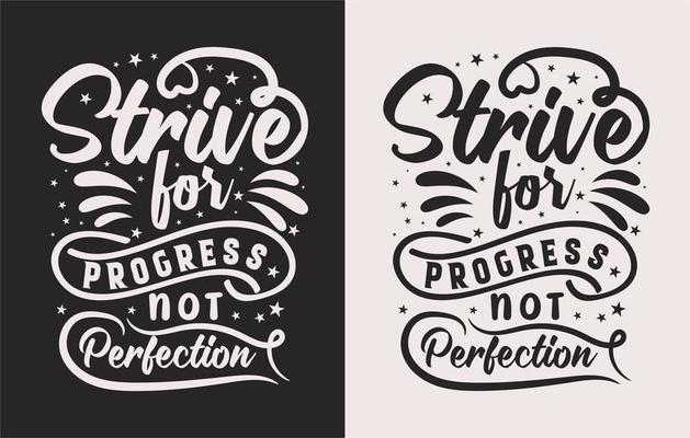 Typography motivational t shirt design vector for print on demand