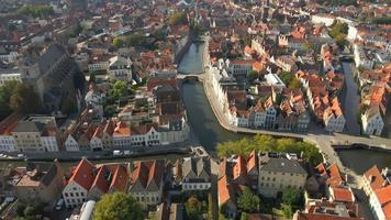 Bruges, Belgium by Drone video