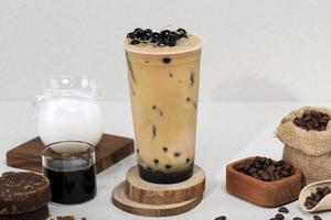 Taiwanese Boba Brown Sugar Coffee photo