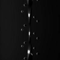3D rendering Abstract geometry dynamic object with dark background. photo