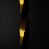 3D rendering Abstract geometry dynamic object with dark background. photo