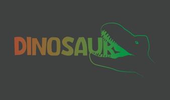 tipo de vector de dinosaurio