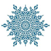 Circular pattern in oriental style vector