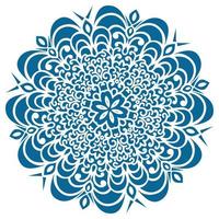 Circular pattern in oriental style vector