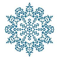 Circular pattern in oriental style vector