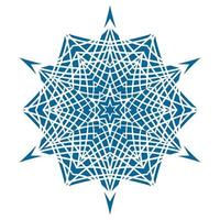 Circular pattern in oriental style vector