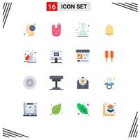 Stock Vector Icon Pack of 16 Line Signs and Symbols for capsule notification rabbit bell back to school Editable Pack of Creative Vector Design Elements