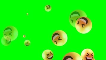 emoji rire 4k écran vert 02 video