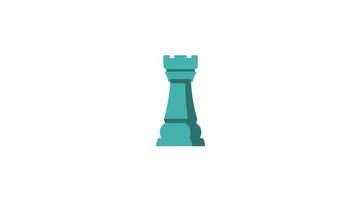 ícone de xadrez animado de bons ícones animados para seus vídeos, vídeo explicativo fácil de usar com canal alfa, basta baixá-lo