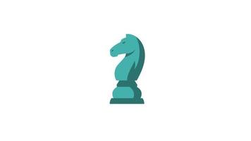 ícone de xadrez animado de bons ícones animados para seus vídeos, vídeo explicativo fácil de usar com canal alfa, basta baixá-lo