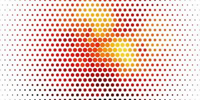 Light Orange vector backdrop with circles.