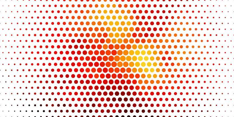 Light Orange vector backdrop with circles.