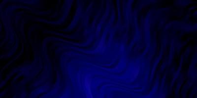 Dark BLUE vector backdrop with curves.