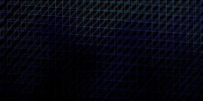 Dark BLUE vector background with lines.