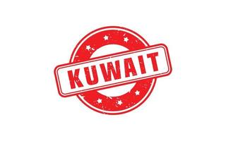 goma de sello de kuwait con estilo grunge sobre fondo blanco vector