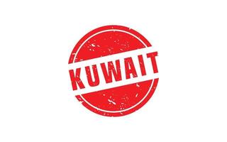 goma de sello de kuwait con estilo grunge sobre fondo blanco vector