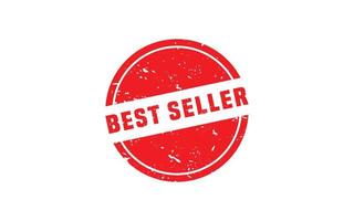 BEST SELLER rubber stamp with grunge style on white background vector