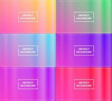 six sets of pink gradient. abstract background with vertical shining and frame. simple, modern and colorful style. use for homepage, backgdrop, wallpaper, card, cover, poster, banner or copy space vector