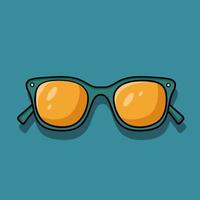 ilustración de icono de gafas de verano vector