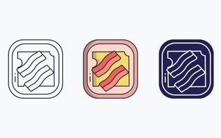 toast illustration icon vector