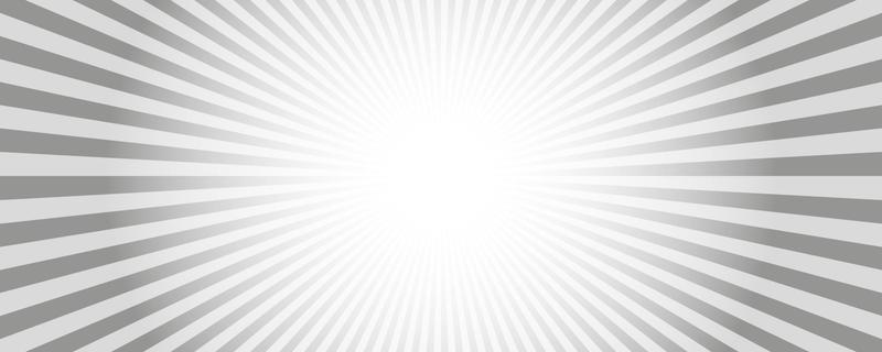 Sun rays background. White and grey radial abstract comic pattern. Vector explosion abstract lines backdrop