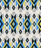 Colorful aztec navajo geometric pattern. Modern colorful ethnic southwest seamless pattern background. Use for fabric, textile, home interior decoration elements, upholstery, wrapping. vector