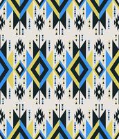 Colorful aztec navajo geometric pattern. Modern colorful ethnic southwest seamless pattern background. Use for fabric, textile, home interior decoration elements, upholstery, wrapping. vector