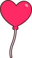 Heart Balloon Two vector