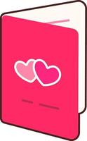 Card logo Heart vector